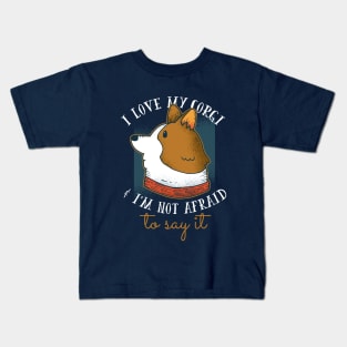 I Love My Corgi Kids T-Shirt